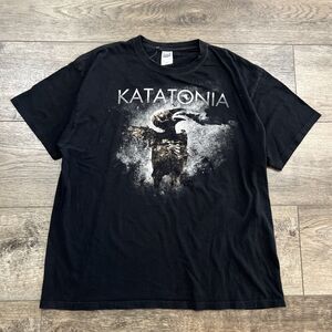 Katatonia Band T Shirt XL Black Metal Rock Graphic Tee Anvil Tour Shirt